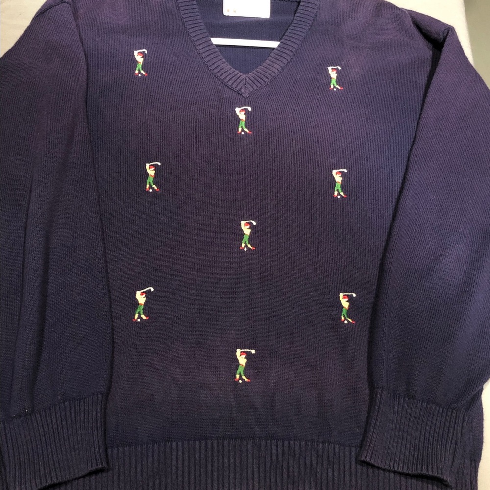 Vintage Lord Jeff Golfer Sweater wthe perfect fade